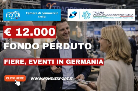Fiere, Eventi 2026: scala il mercato tedesco con i fondi della Camera di Commercio dell’Emilia Parma Piacenza Reggio Emilia di €12.000