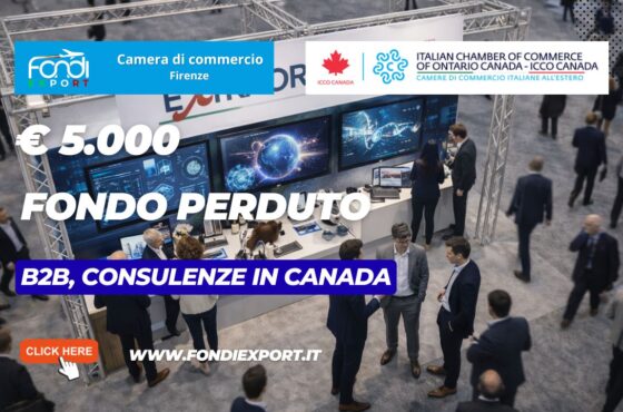 Il segreto per vendere in Canada a Toronto? Il nuovo finanziamento a fondo perduto di €5.000 erogato dalla Camera di Commercio di Firenze