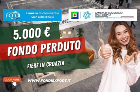 Imprese della Regione Abruzzo nel mercato croato: finanziamento a fondo perduto di 5.000 euro dalla Camera di Commercio del Gran Sasso d’Italia