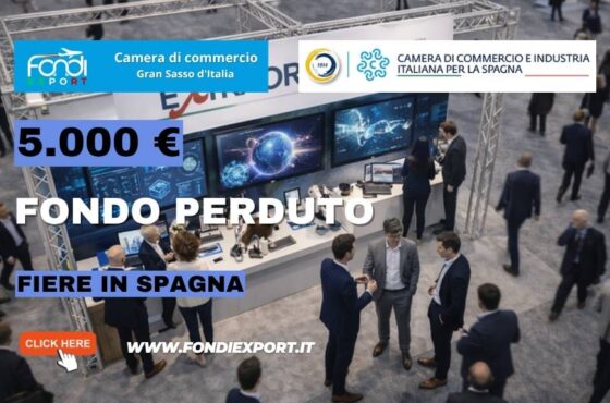 Ottieni 5.000 euro e porta la tua impresa a Fiere in Spagna a Madrid