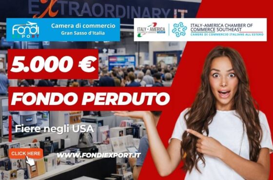 Chi finanzia Fiere negli USA a Miami? La Camera di Commercio del Gran Sasso d’Italia con 5.000 euro