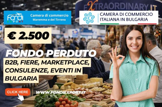 Strategia vincente nel mercato bulgaro: finanziamento a fondo perduto di €2.500 e supporto della Camera di Commercio Italiana in Bulgaria