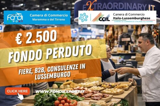 Strategia vincente nel mercato lussemburghese: finanziamento a fondo perduto di €2.500 e supporto della Camera di Commercio Italo-Lussemburghese a.s.b.l.