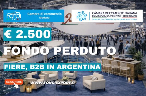 Export in Argentina: guida pratica per ottenere il finanziamento a fondo perduto di €2.500 dalla Camera di Commercio di Modena