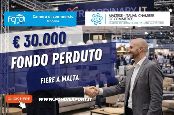 Rivoluzione export a Malta: scala il mercato maltese con il finanziamento a fondo perduto di €30.000 e la Maltese Italian Chamber of Commerce