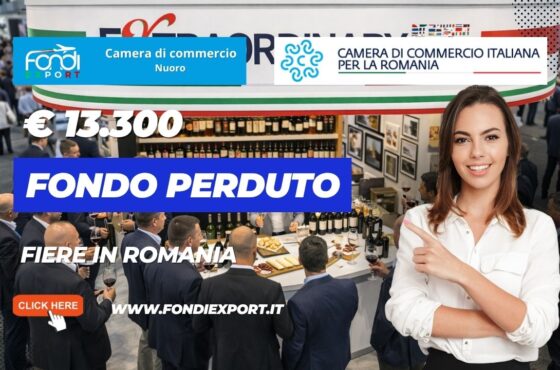 Fiere 2026: scala il mercato rumeno con i fondi della Camera di Commercio di Nuoro di €13.300
