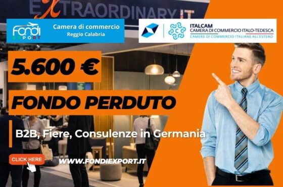 B2B, Fiere, Consulenze in Germania: chi può ottenere € 5.600 dalla Camera di Commercio di Reggio Calabria e come