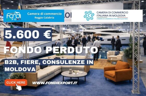 B2B, Fiere, Consulenze in Moldova quasi a costo zero: usa il contributo di € 5.600 della Camera di Commercio di Reggio Calabria