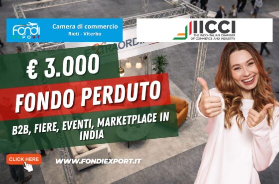 Il segreto per vendere in India? Il nuovo finanziamento a fondo perduto di €3.000 erogato dalla Camera di Commercio di Rieti-Viterbo