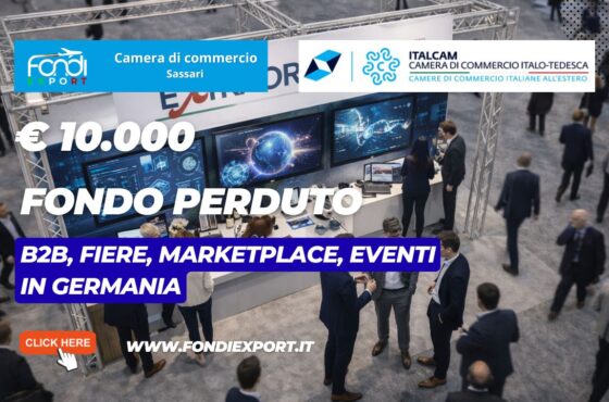 Export in Germania a costo zero? Scopri come usare il finanziamento a fondo perduto di €10.000 della Camera di Commercio di Sassari