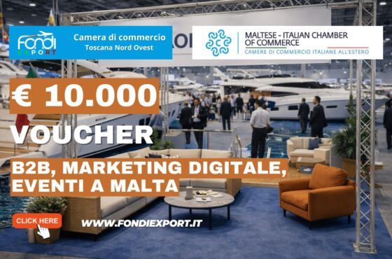 Obiettivo mercato maltese: come ottenere il voucher di €10.000 della Camera di Commercio Toscana Nord Ovest prima che finisca