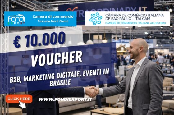 Il segreto per vendere in Brasile? Il nuovo voucher di €10.000 erogato dalla Camera di Commercio Toscana Nord Ovest