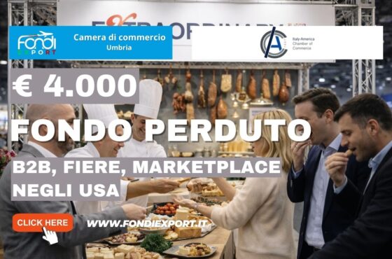 Il segreto per vendere negli USA a New York? Il nuovo finanziamento a fondo perduto di €4.000 erogato dalla Camera di Commercio dell’Umbria