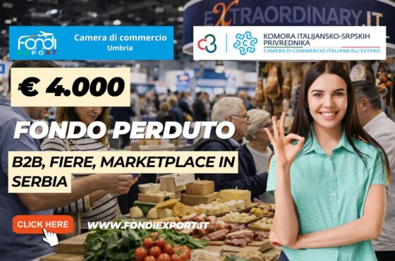 Il tuo business in Serbia non può aspettare: richiedi il finanziamento a fondo perduto di €4.000 della Camera di Commercio dell’Umbria