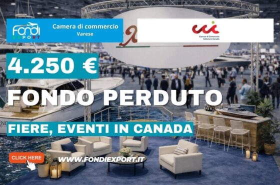 Vuoi partecipare a Fiere, Eventi in Canada a Montreal? Richiedi 4.250 euro alla Camera di Commercio di Varese
