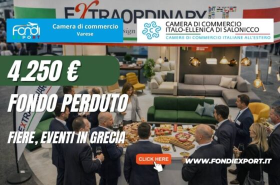 Fiere, Eventi in Grecia: come ottenere 4.250 euro a fondo perduto dalla Camera di Commercio di Varese