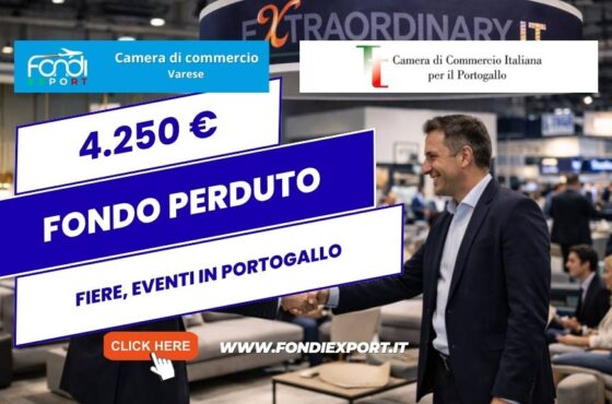 Fondi export 2026: 4.250 euro dalla Camera di Commercio di Varese per il mercato portoghese