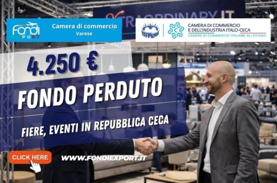 Come richiedere 4.250 euro a fondo perduto per esportare nel mercato ceco