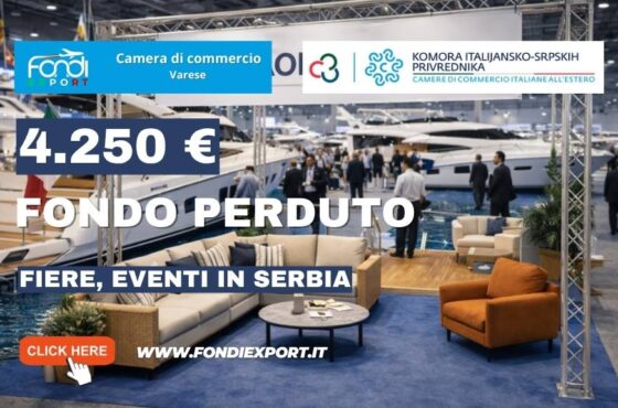 Bando Camera di Commercio di Varese per le imprese della provincia di Varese: 4.250 euro per Fiere, Eventi in Serbia