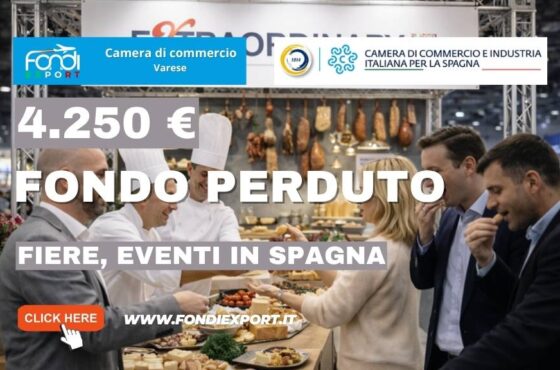 Vuoi partecipare a Fiere, Eventi in Spagna a Madrid? Richiedi 4.250 euro alla Camera di Commercio di Varese