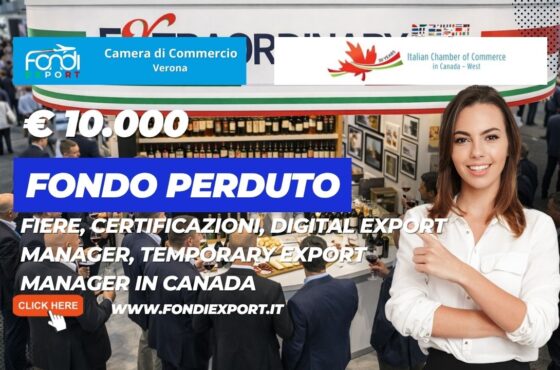 Il segreto per vendere in Canada a Vancouver? Il nuovo finanziamento a fondo perduto di €10.000 erogato dalla Camera di Commercio di Verona