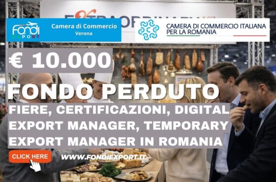Rivoluzione export in Romania: scala il mercato rumeno con il finanziamento a fondo perduto di €10.000 e la Camera di Commercio Italiana per la Romania