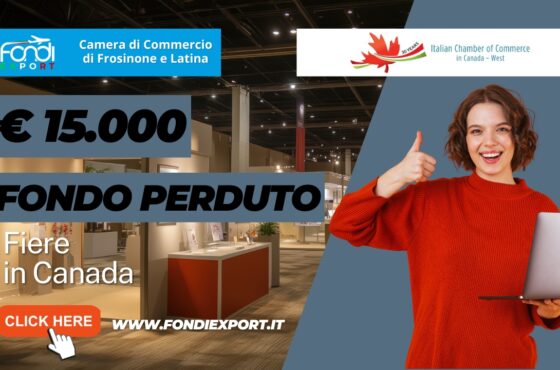 Export in Canada a Vancouver: 15.000 euro finanziamento a fondo perduto dalla Camera di Commercio di Frosinone-Latina