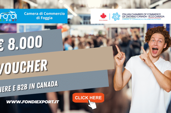 Partecipa a fiere, B2B, consulenze specialistiche, marketing digitale in Canada a Toronto con 8000 euro a fondo perduto: spingi l’export della tua azienda