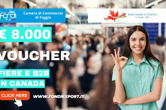 Partecipa a fiere, B2B, consulenze specialistiche, marketing digitale in Canada a Vancouver con 8000 euro a fondo perduto: spingi l’export della tua azienda