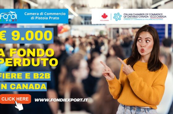 Partecipa a fiere, B2B, eventi promozionali, consulenze specialistiche in Canada a Vancouver con 9000 euro finanziamento a fondo perduto: spingi l’export della tua azienda