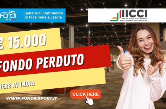 Partecipa a fiere, campagne di marketing digitale in lingua estera in India con 15.000 euro finanziamento a fondo perduto: spingi l’export della tua azienda
