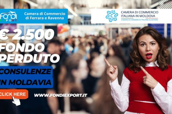 Export in Moldavia: 2.500 euro a fondo perduto dalla Camera di Commercio di Ferrara Ravenna