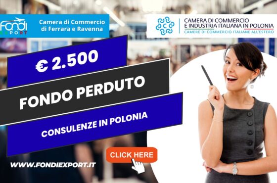 Export in Polonia: 2.500 euro a fondo perduto dalla Camera di Commercio di Ferrara Ravenna