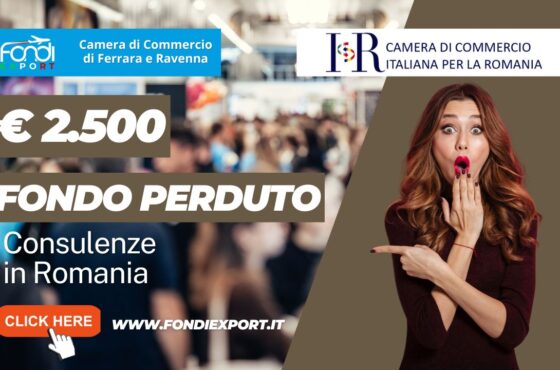 Export in Romania: 2.500 euro a fondo perduto dalla Camera di Commercio di Ferrara Ravenna