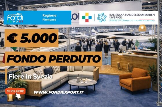 Mai più barriere verso il mercato svedese: sblocca ora il finanziamento a fondo perduto di €5.000 per Fiere con la Camera di Commercio Italiana per la Svezia