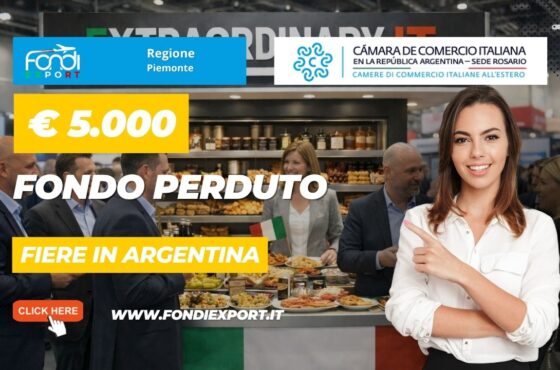 Finanzia la tua crescita nel mercato argentino: la Regione Piemonte mette a disposizione finanziamento a fondo perduto di €5.000
