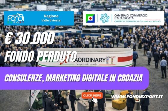 Export in Croazia: guida pratica per ottenere il finanziamento a fondo perduto di €30.000 dalla Regione Valle d’Aosta