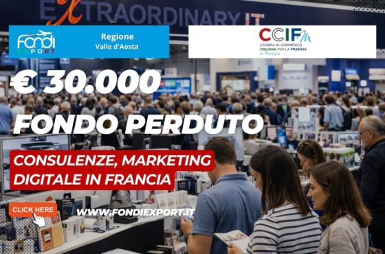 Mai più barriere verso il mercato francese: sblocca ora il finanziamento a fondo perduto di €30.000 per Consulenze, marketing digitale con la Camera di Commercio Italiana per la Francia di Marsiglia