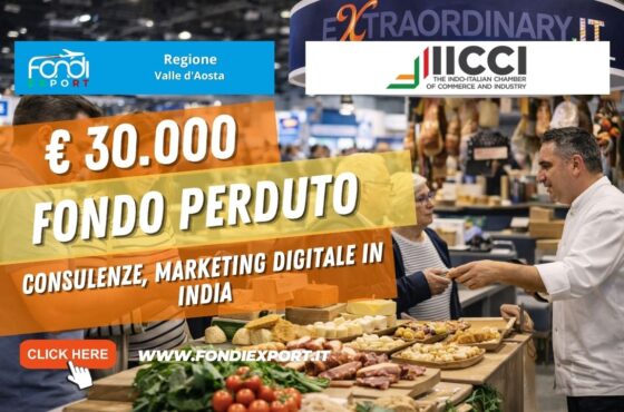 Export in India a costo zero? Scopri come usare il finanziamento a fondo perduto di €30.000 della Regione Valle d’Aosta