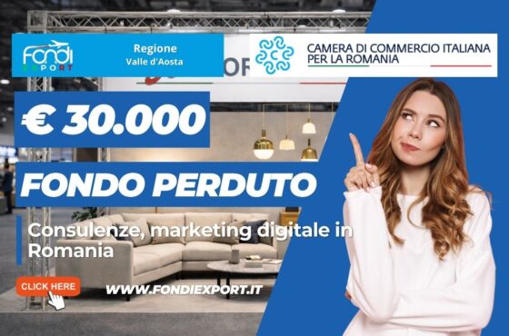 Consulenze, marketing digitale 2026: scala il mercato rumeno con i fondi della Regione Valle d’Aosta di €30.000
