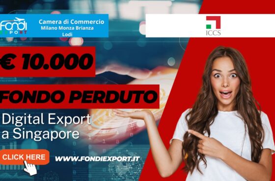 Export a Singapore a costo zero? Scopri come usare il finanziamento a fondo perduto di 10.000 euro della Camera di Commercio Milano-Monza-Brianza-Lodi