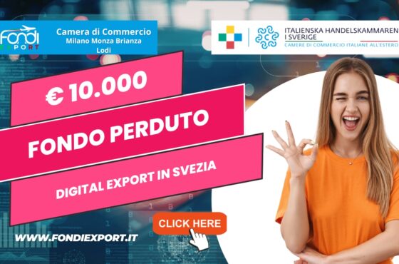 Export In Svezia: guida pratica per ottenere il finanziamento a fondo perduto di 10000 euro dalla Camera di Commercio Milano-Monza-Brianza-Lodi