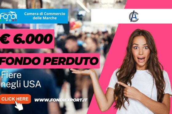 Rivoluzione export negli USA a NY: scala il mercato statunitense a New York con il finanziamento a fondo perduto di 6000 euro e la Italy-America Chamber of Commerce