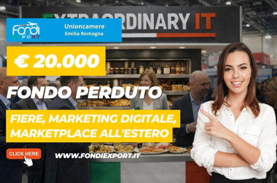Digital Export 2026-2027 Emilia-Romagna: fino a 20.000 euro a fondo perduto per l’internazionalizzazione delle PMI manifatturiere