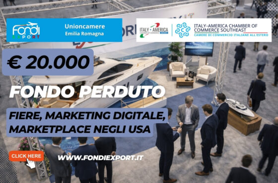 Il segreto per vendere negli USA a Miami? Il nuovo finanziamento a fondo perduto di €20.000 erogato dalla Unioncamere Emilia Romagna
