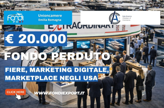 Mai più barriere verso il mercato statunitense a New York: sblocca ora il finanziamento a fondo perduto di €20.000 per Fiere, marketing digitale, marketplace con la Italy-America Chamber of Commerce